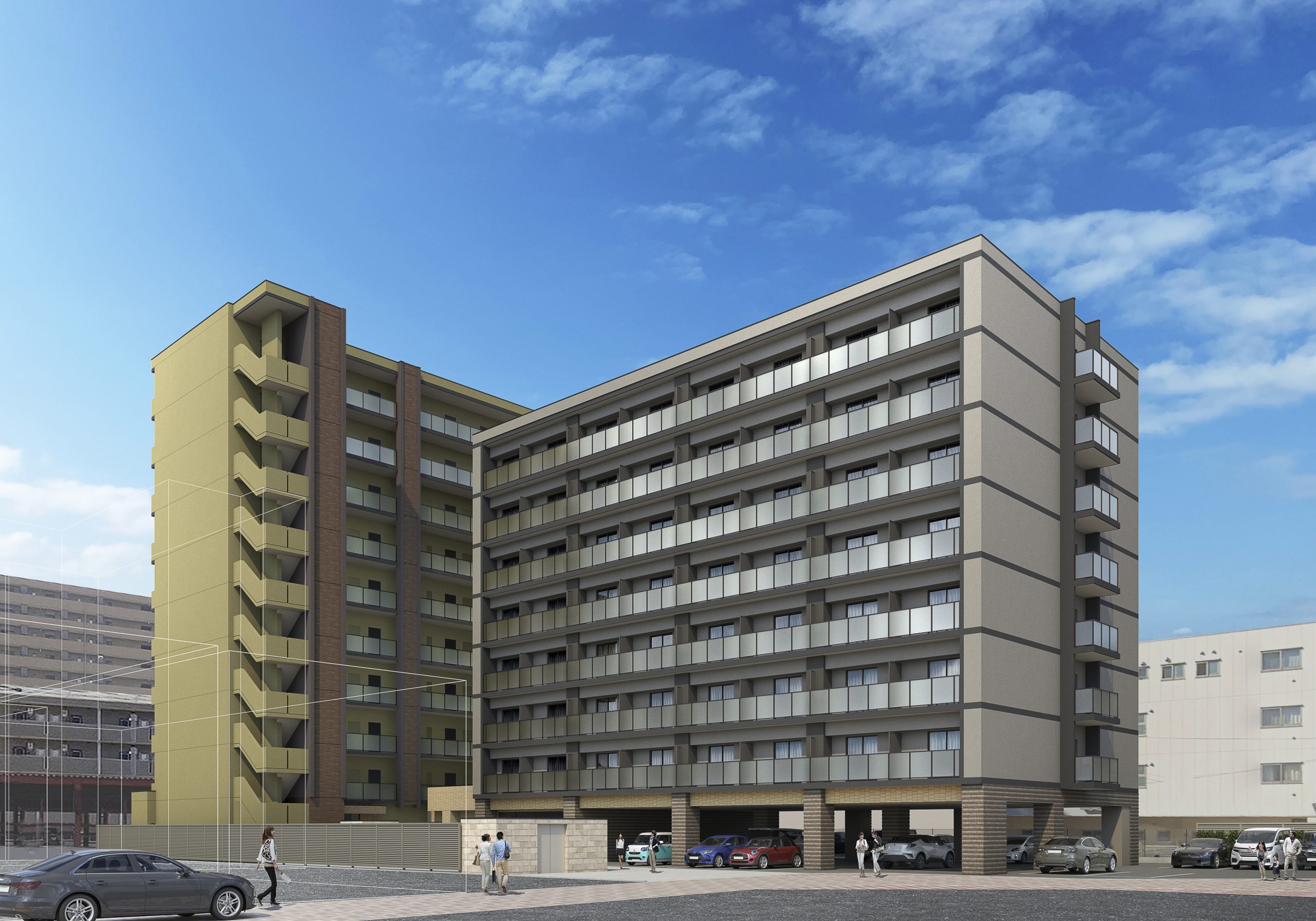 山形県に食事・家具付きの学生寮『ドーミー山形本町』を増築した『ドーミー山形本町ANNEX棟』が2024年4月にオープン