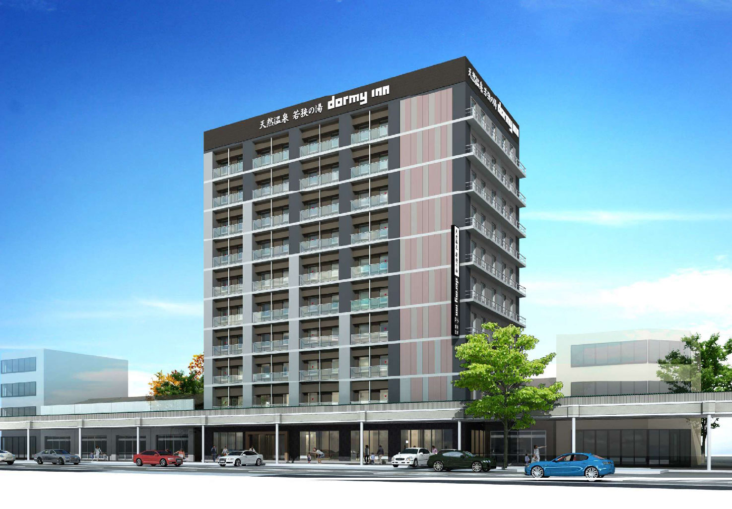 天然温泉大浴場と高温ドライサウナ（オートロウリュ）・深さ150cmの水風呂を完備『ドーミーイン敦賀』 2025年7月18日(金)オープン